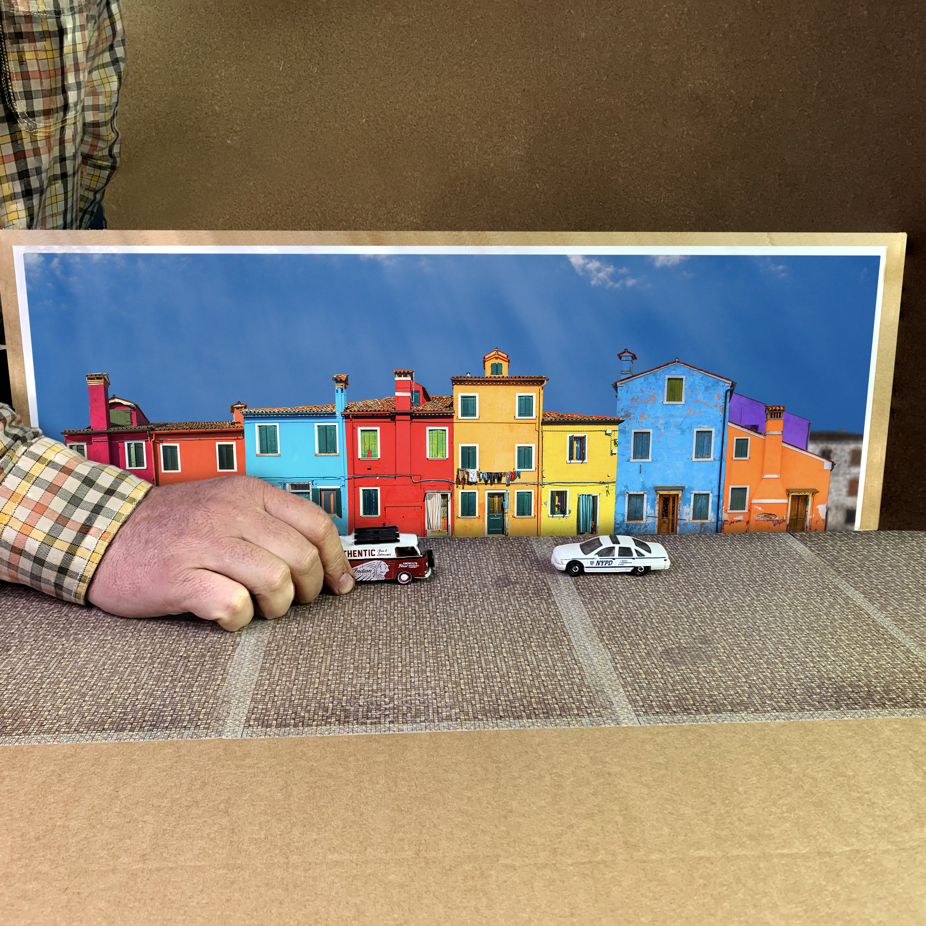 1/64 Italy photo background for incredible photos of your  cars  DIGITAL FILE