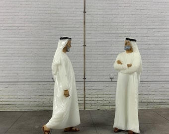 1-24 scale arabian man - Detailed people figurines for G-Scale diorama - Perfect for Hobbyists & Collectors TOY