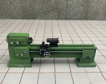 1-24 1-25 G scale diorama garage machine tool lathe