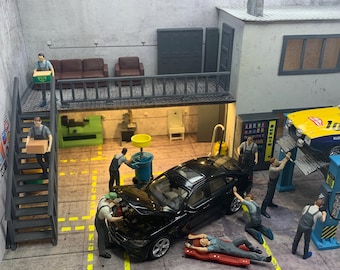 Full Master Mechanics Set: 1/43 Scale Garage Diorama Figures 9 pcs wholesale price