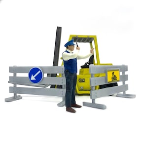 1/43 Scale Roadwork Fences for Dioramas