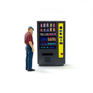 1/43 Scale Vending Machine for Drinks, Snacks, etc. for Dioramas