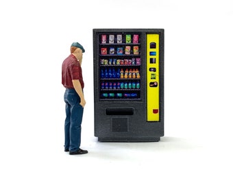 1/43 Scale Vending Machine for Drinks, Snacks, etc. for Dioramas
