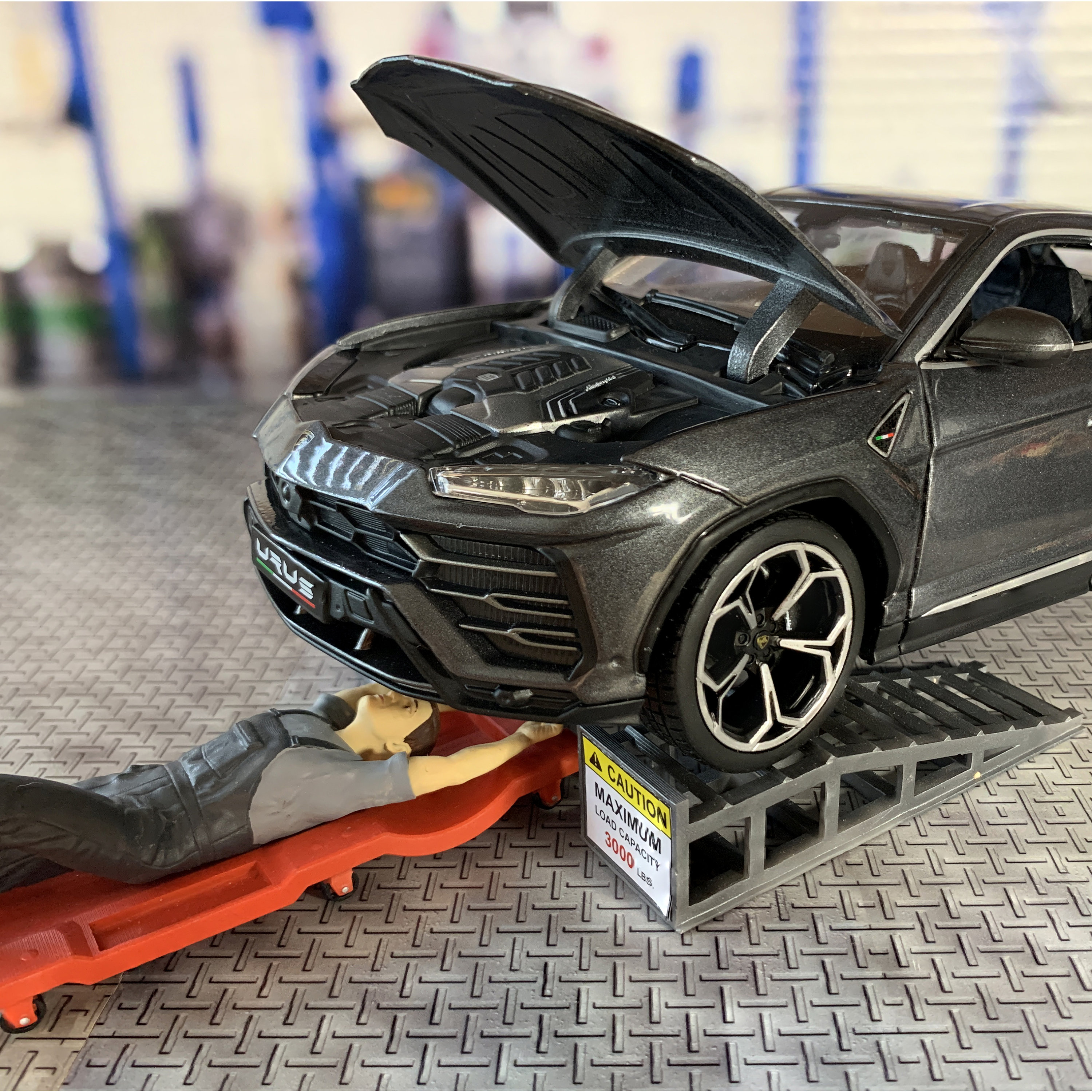 1:18 Scale Diorama Garage Car Model TOY Ramps Stands Set of 2 - Etsy