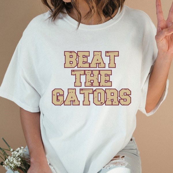 Gildan Beat the Gators, Florida Fan Shirt, Game Day Shirt, Womens College Football, Women Game Day Shirts, College Student Apparel, Sports