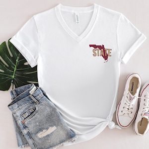 Florida Game Day V-Neck Shirt: Womens College Football Apparel