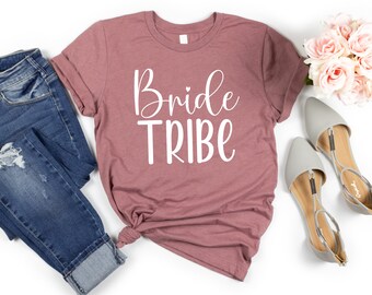 Bride Tribe Shirt, Bridal Party, Bachelorette Party Tee