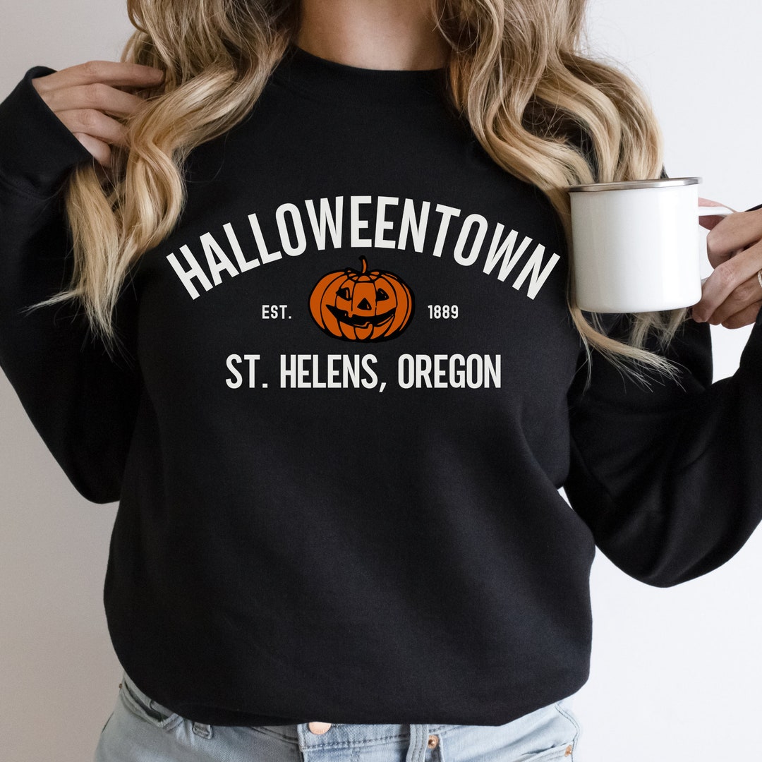 Halloweentown Sweatshirt, St Helens Oregon Sweatshirt, Halloween
