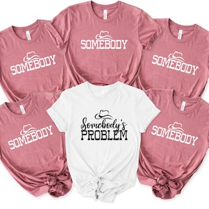 Problem Shirt, Bride Shirt, Bridesmaid, Wedding Group, Bachelorette Party, Wedding Party Shirts, Bachelorette, Bride, Western, Group Shirts