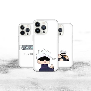 Anime Phone Case Jujutsu Cover for iPhone 16 Pro, 15, 14, 13, 12, 11, Google Pixel 9, 8, 7A, 6A, Samsung Galaxy S24 Ultra, S23fe, A05 A55 A3