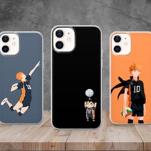 Anime Volleyball Phone Case Cover pour iPhone 15 14, 13, 12, 11, X, 8, Samsung A13, S22, A73, A53, Huawei P40, P50, Pixel 8 7, 6, 6 Pro