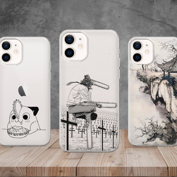 Anime Manga Phone Case Japan Cover for iPhone 15 14, 13, 12, 11, X, 8, Samsung A13, S22, A73, A53, Huawei P40, P50, Pixel 8 7, 6, 6 Pro