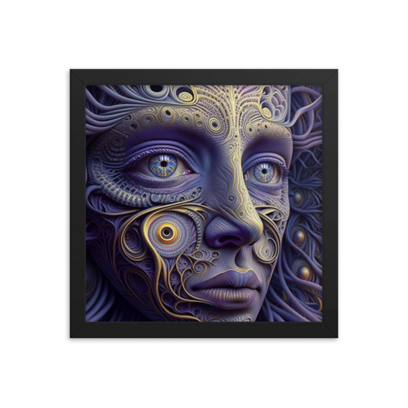 Printable Alex Grey Inspired Hyper Realistic Digital - Etsy