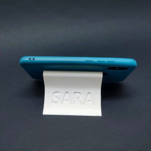 Customizable Phone Holder Design, Personalized Name Phone Stand, Unique Phone Mount, Creative Gift Idea