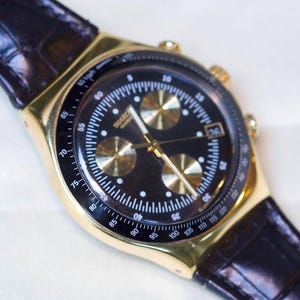 Swatch Irony Chrono 40th Anniversary 007 – 2002 Limited Edition Watch, Unworn with Box & Papers, Rare Collector’s Piece
