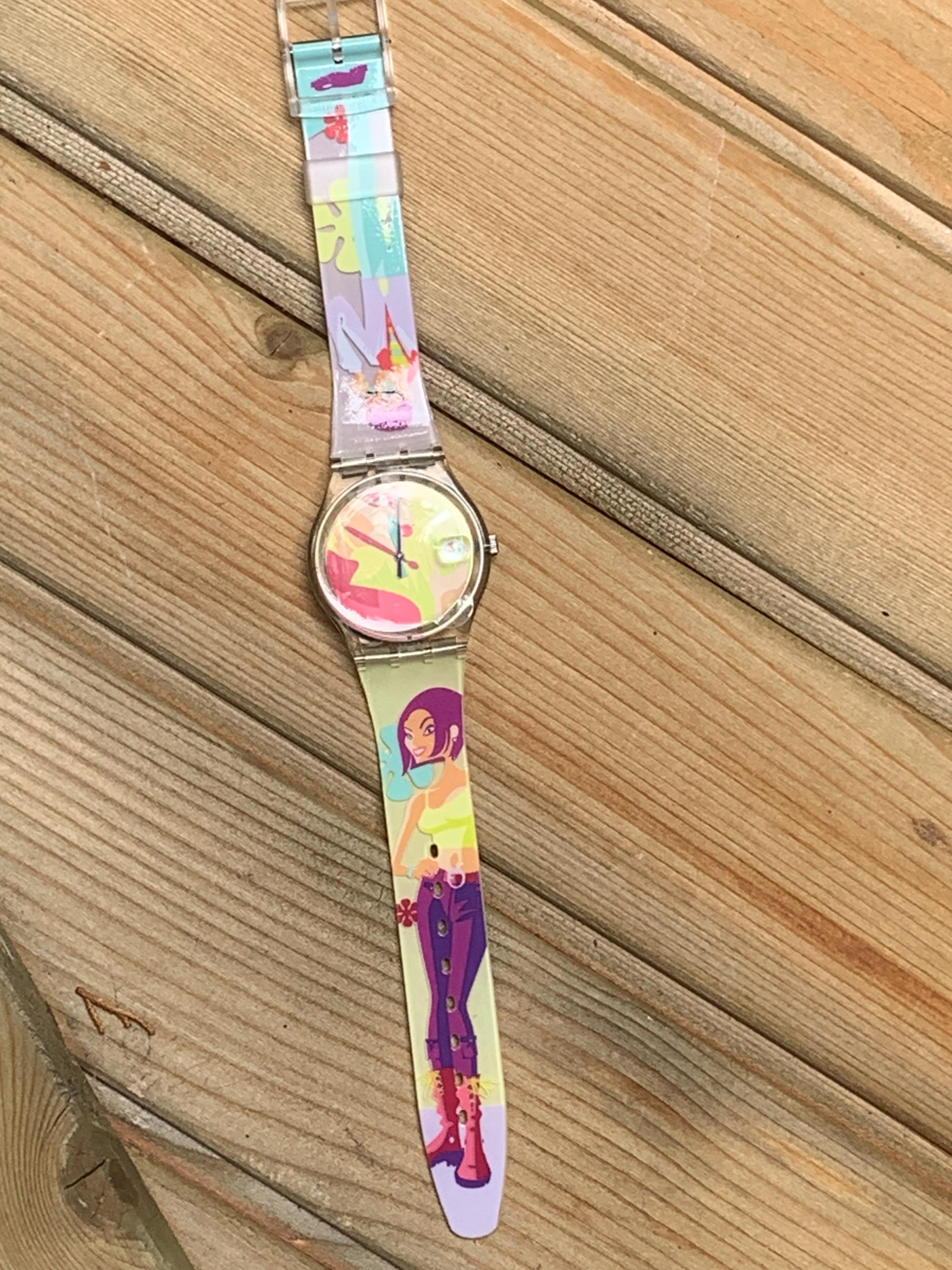 Swatch “oops My Nails” GK421 – Unworn With Box & Papers  display picture 2