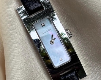 Gucci 3900L Women’s Watch – Mother of Pearl Dial, Original Strap