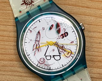 スウォッチクラブ限定　一般販売なし　95 年　swatch ポイントオブビュー スウォッチクラブ限定 一般販売なし 95 年 swatch ポイントオブビュー