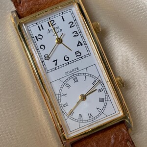 Vintage Rare Andre Zach Twin Dial Watch - Etsy