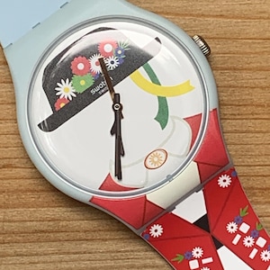 Swatch “Yodle” SUOL103 – Unworn with Box & Papers – Rare Vintage Collector Watch