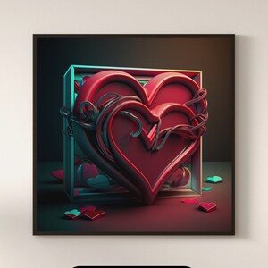 Abstract Love Art