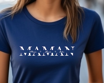 Personalized Mom T-shirt - Mom&#39;s Birthday - Mother&#39;s Day - Mom&#39;s Gift