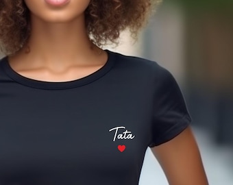 Personalized "Auntie" T-shirt - Gift for Auntie, Auntie, Auntie's birthday, Auntie's Christmas