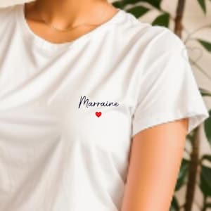 Maglietta personalizzata per madrina - Regalo per madrina, madrina, compleanno per madrina, Natale per madrina