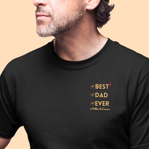 Personalized dad t-shirt, Father&#39;s Day idea, dad birthday, personalized dad gift, Christmas dad.