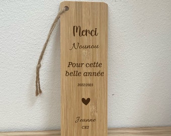 Marcador personalizado Niñera, amante, escuela de regalos para maestros, regalo de fin de año ATSEM