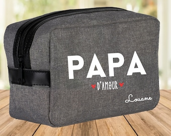Personalized toiletry bag, Father-fect, Personalized Father's Day, Gift for men, Dad, dad's birthday