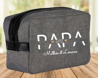 Personalized toiletry bag, Father-fect, Personalized Father's Day, Gift for men, Dad, dad birthday