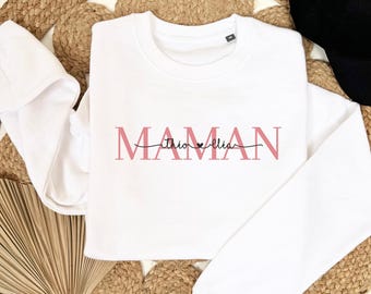 Gepersonaliseerde moedersweater - gepersonaliseerd Moederdagcadeau, moedercadeau, gepersonaliseerde moedersweater, verjaardagscadeau voor moeder