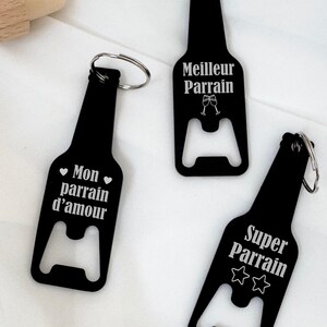 Llavero personalizado "Padrino": regalo para padrinos, accesorio para padrinos, cumpleaños para padrinos, idea de regalo para padrinos, bautizo para padrinos, Navidad.