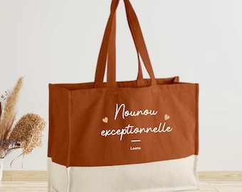 Bolsa grande personalizada para una maestra, asistente de maestra o niñera excepcional: regalo para asistente de maestra, regalo de fin de año, regalo de cumpleaños para niñera, idea para maestra
