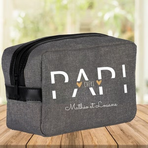 Trousse de toilette personnalisée, papi, Fête des grands-pères, Cadeau à personnaliser pour papi/papy, anniversaire papi, Noël papi.