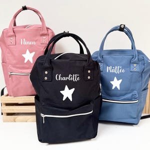Personalized children&#39;s backpack, mom&#39;s work bag, children&#39;s school bag, satchel, personalized birthday gift, back to school