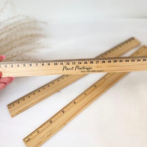 Personalisiertes Lineal für Lehrer, Geschenk zum Jahresende, Geschenkidee für Lehrer, Schulaccessoire, Dankesgeschenk für Lehrer
