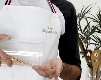 "Brigade des Étoiles" apron - gift for dad, gift for grandpa, Father's Day, Grandfather's Day, kitchen apron for grandma, mom...