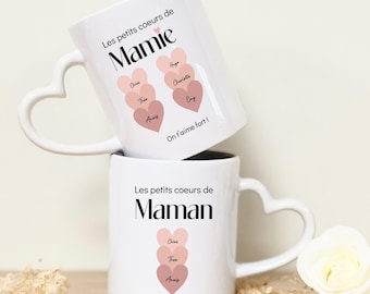 Taza "Corazón de Mamá" - Día de la Madre, regalo para el Día de la Madre, cumpleaños de mamá, idea de regalo para mamá, Navidad, taza de café, Feliz Día de la Madre