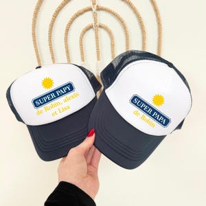 &quot;Super Dad&quot; Cap - Father&#39;s Day, dad gift, dad&#39;s birthday, personalized gift, grandpa, godfather, uncle, Christmas gift, aperitif
