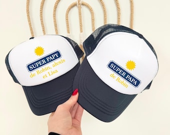 "Super Dad" Cap - Father's Day, dad gift, dad's birthday, personalized gift, grandpa, godfather, uncle, Christmas gift, aperitif