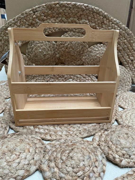Portabottiglie In Legno Naturale Con Manico Per 6-8 Birre - Regalo Per Appassionati Di Birra Con Apribottiglie Integrato, Personalizzabile, Prodotto In Austria