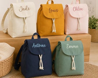 Personalized children's backpack, nursery school bag, daycare bag, personalized bag, children's school bag, children's gift bag.