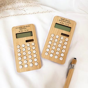 Calculadora personalizada para profesores, idea de regalo para profesores, regalo para maestros, regalo personalizado para atsem, idea de fin de año escolar, escuela