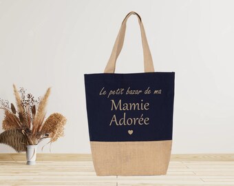 Bolsa de la abuela querida - Regalo de cumpleaños de la abuela - Regalo de la abuela - Regalo del día de la abuela, bolsa de la abuela personalizada