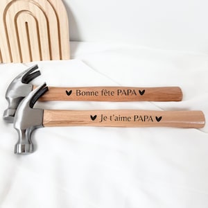 Personalized hammer for Father's Day, grandpa, godfather, uncle, birthday, Christmas, personalized gift, gift idea for dad, father-in-law, tool