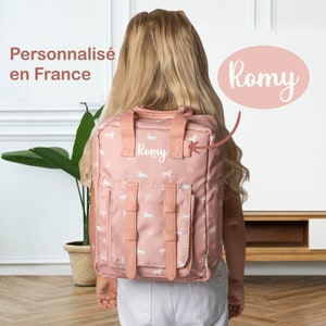 Personalized child school bag with first name, primary child backpack, customizable school, nursery/primary school back to school, schoolbag