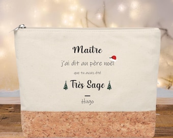 Personalized Christmas Teacher Kit, Christmas gift for teacher/master/nanny end of year, personalized nanny gift, master gift