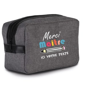 Neceser personalizado, Regalo maestro, idea de regalo maestro, Gracias maestro, regalo maestro personalizado